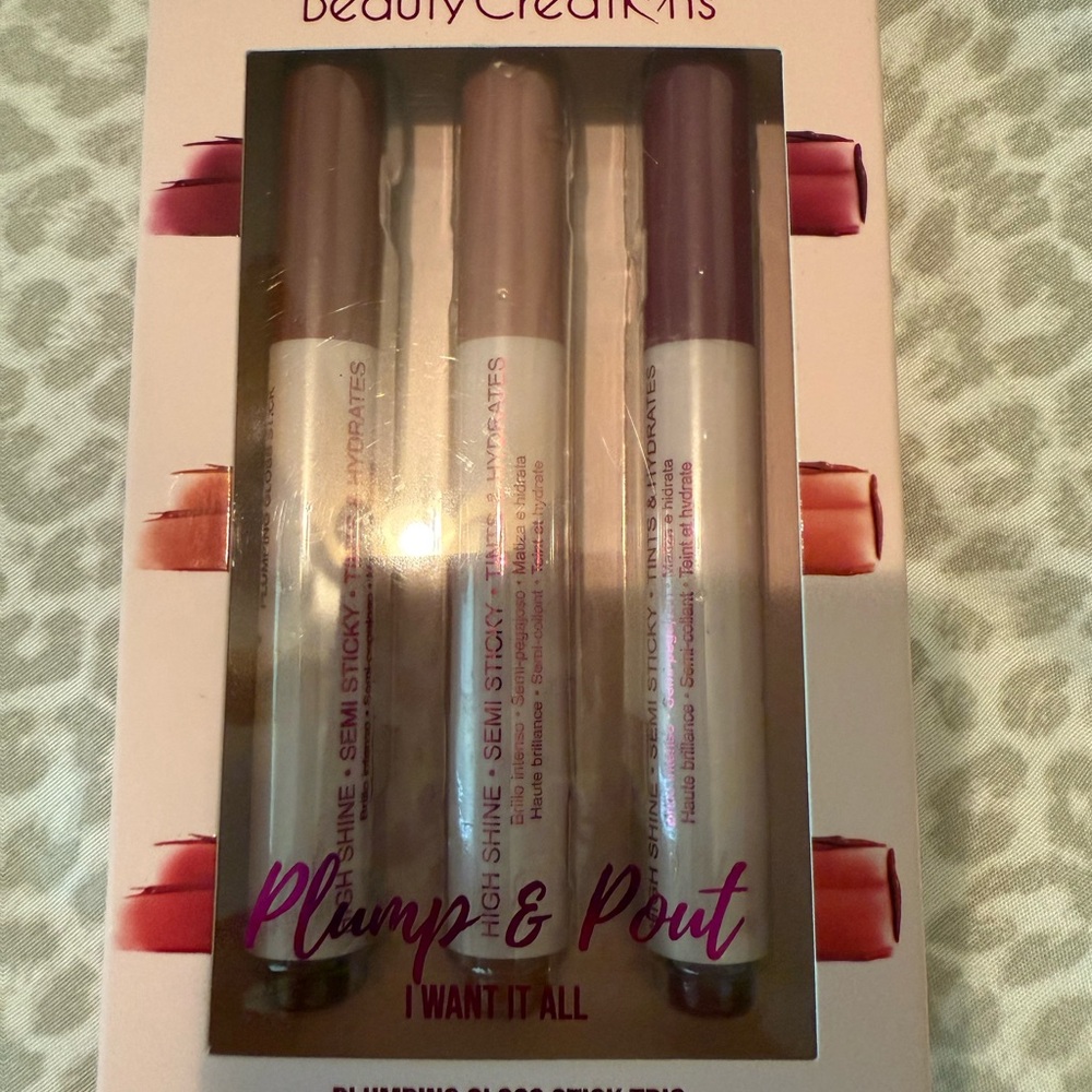 Beauty Creations Lip Gloss Trio - Pink and Red